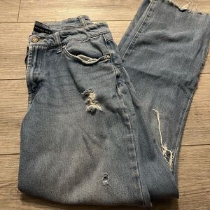 Log HR wash ripped jeans
